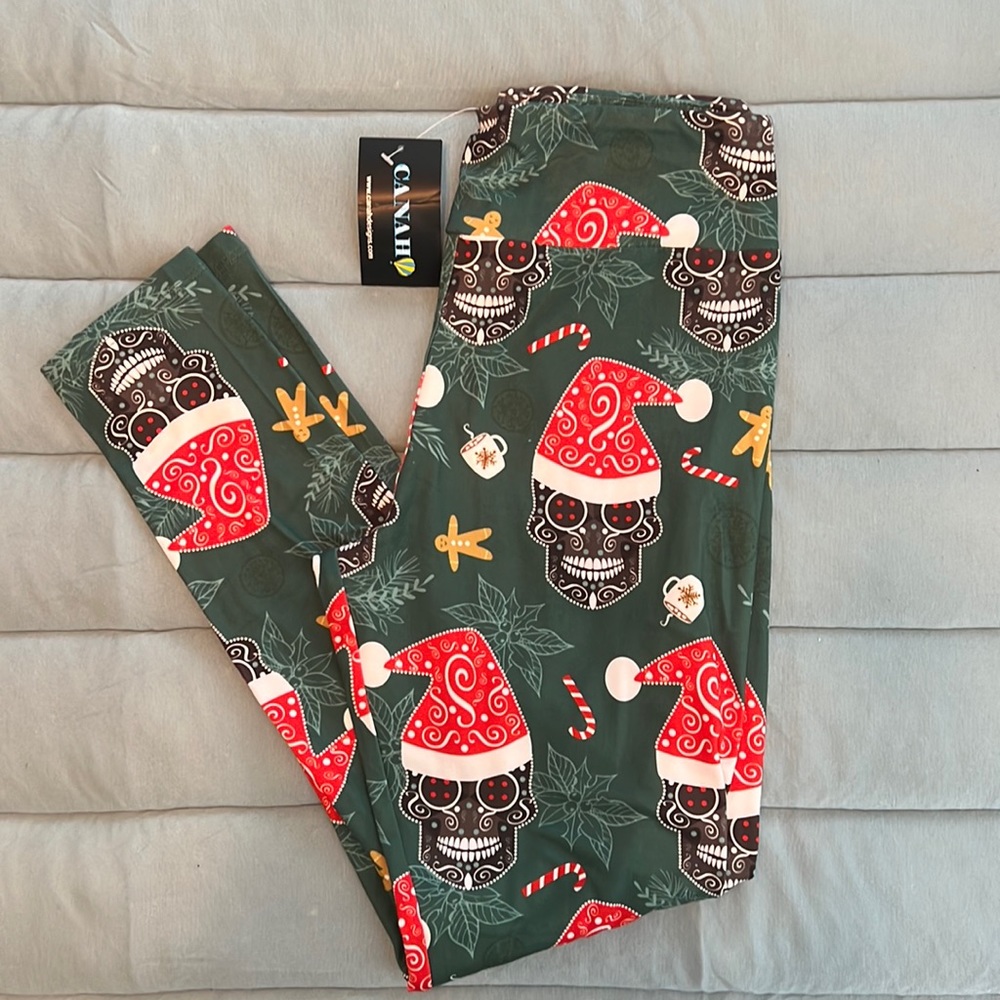 NWT Christmas leggings - Picture 2 of 4